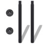 2x Patas de mesa telescópicas negro 710 mm-1100 mm de vidaXL, Patas para mesas - Ref: Foro24-242153, Precio: 49,13 €, Descuen...