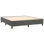 Boxspringbett mit dunkelgrauer Samtmatratze 160x200 cm von , Betten und Lattenroste - Ref: Foro24-3138032, Preis: 583,39 €, R...