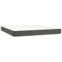 Boxspringbett mit dunkelgrauer Samtmatratze 160x200 cm von , Betten und Lattenroste - Ref: Foro24-3138032, Preis: 583,39 €, R...