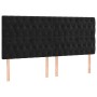 Cama box spring con colchón terciopelo negro 180x200 cm de , Camas y somieres - Ref: Foro24-3138039, Precio: 679,15 €, Descue...