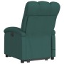 Silla de masaje reclinable de pie de tela verde oscura en Sillones | Comprar online en Foru.es