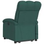 Silla de masaje reclinable de pie de tela verde oscura en Sillones | Comprar online en Foru.es