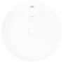 Ceramic washbasin with round white faucet/drain hole by vidaXL, Sinks - Ref: Foro24-141938, Price: 69,88 €, Discount: %