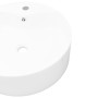Lavabo de cerámica con agujero para grifo/desagüe blanco redondo de vidaXL, Lavabos - Ref: Foro24-141938, Precio: 70,97 €, De...