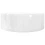 Lavabo de cerámica con agujero para grifo/desagüe blanco redondo de vidaXL, Lavabos - Ref: Foro24-141938, Precio: 70,97 €, De...