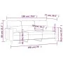 Sofá de 3 plazas con cojines tela gris claro 180 cm de , Sofás - Ref: Foro24-3200829, Precio: 278,72 €, Descuento: %
