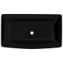 Lavabo de cerámica negro rectangular de vidaXL, Lavabos - Ref: Foro24-141923, Precio: 97,67 €, Descuento: %