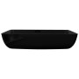 Lavabo de cerámica negro rectangular de vidaXL, Lavabos - Ref: Foro24-141923, Precio: 97,67 €, Descuento: %
