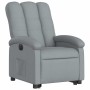 Sillón eléctrico reclinable elevable de tela gris claro en Sillones | Comprar online en Foru.es