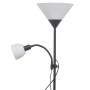 Lámpara de pie negra de vidaXL, Lámparas - Ref: Foro24-242733, Precio: 35,10 €, Descuento: %