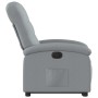 Sillón eléctrico reclinable elevable de tela gris claro en Sillones | Comprar online en Foru.es