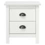 Mesita de noche Hill madera maciza de pino blanco 46x35x49,5 cm de vidaXL, Mesitas de noche - Ref: Foro24-288908, Precio: 104...