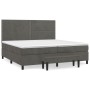 Cama box spring con colchón terciopelo gris oscuro 200x200 cm de , Camas y somieres - Ref: Foro24-3137804, Precio: 689,77 €, ...