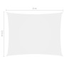 Toldo de vela rectangular tela oxford blanco 2,5x4 m de , Sombrillas - Ref: Foro24-135262, Precio: 29,66 €, Descuento: %