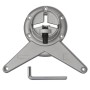 4 Patas de mesa ajustables en alturas 710 mm color cromo de vidaXL, Patas para mesas - Ref: Foro24-242133, Precio: 59,22 €, D...