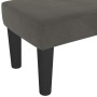 Banco de terciopelo gris oscuro 100x30x30 cm de , Bancos - Ref: Foro24-346667, Precio: 50,84 €, Descuento: %