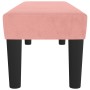 Banco de terciopelo rosa 100x30x30 cm de , Bancos - Ref: Foro24-346671, Precio: 48,25 €, Descuento: %