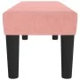 Banco de terciopelo rosa 100x30x30 cm de , Bancos - Ref: Foro24-346671, Precio: 59,31 €, Descuento: %