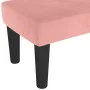 Banco de terciopelo rosa 100x30x30 cm de , Bancos - Ref: Foro24-346671, Precio: 59,31 €, Descuento: %