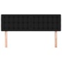 Cabeceros 2 unidades tela negro 72x5x78/88 cm de , Cabeceros y pies de cama - Ref: Foro24-346458, Precio: 60,45 €, Descuento: %