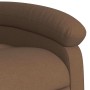 Sillón eléctrico reclinable elevable de tela marrón en Sillones | Comprar online en Foru.es