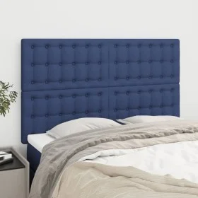 Kopfteile 4 Einheiten aus blauem Stoff 72x5x78/88 cm von , Kopf- und Fußteile - Ref: Foro24-3116770, Preis: 98,91 €, Rabatt: %