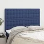 Headboards 4 units blue fabric 72x5x78/88 cm by , Headboards and footboards - Ref: Foro24-3116770, Price: 98,91 €, Discount: %