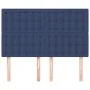 Headboards 4 units blue fabric 72x5x78/88 cm by , Headboards and footboards - Ref: Foro24-3116770, Price: 98,91 €, Discount: %