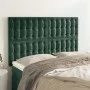 Cabeceros 4 unidades terciopelo verde oscuro 72x5x78/88 cm de , Cabeceros y pies de cama - Ref: Foro24-3116817, Precio: 121,6...