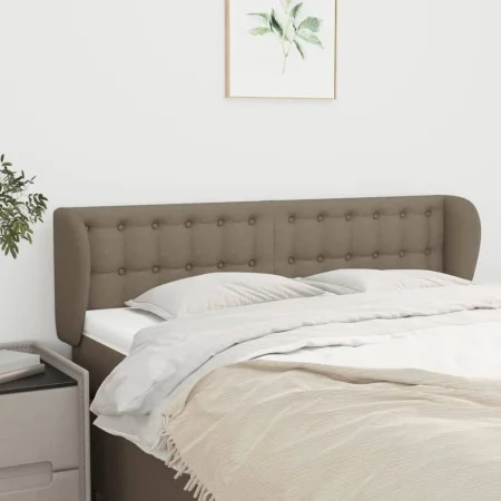 Kopfteil aus taupegrauem Stoff, 147 x 23 x 78/88 cm von , Kopf- und Fußteile - Ref: Foro24-3117580, Preis: 66,90 €, Rabatt: %