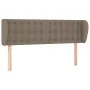 Kopfteil aus taupegrauem Stoff, 147 x 23 x 78/88 cm von , Kopf- und Fußteile - Ref: Foro24-3117580, Preis: 66,90 €, Rabatt: %