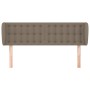 Cabecero de tela gris taupe 147x23x78/88 cm de , Cabeceros y pies de cama - Ref: Foro24-3117580, Precio: 68,92 €, Descuento: %
