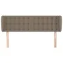 Kopfteil aus taupegrauem Stoff, 147 x 23 x 78/88 cm von , Kopf- und Fußteile - Ref: Foro24-3117580, Preis: 66,90 €, Rabatt: %
