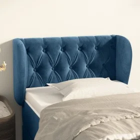 Dunkelblaues Samtkopfteil 83x23x78/88 cm von , Kopf- und Fußteile - Ref: Foro24-3117514, Preis: 60,10 €, Rabatt: %