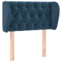 Cabecero de terciopelo azul oscuro 83x23x78/88 cm de , Cabeceros y pies de cama - Ref: Foro24-3117514, Precio: 60,45 €, Descu...