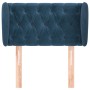 Cabecero de terciopelo azul oscuro 83x23x78/88 cm de , Cabeceros y pies de cama - Ref: Foro24-3117514, Precio: 60,45 €, Descu...