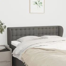 Kopfteil aus dunkelgrauem Stoff, 147 x 23 x 78/88 cm von , Kopf- und Fußteile - Ref: Foro24-3117577, Preis: 83,73 €, Rabatt: %