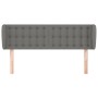 Cabecero de tela gris oscuro 147x23x78/88 cm de , Cabeceros y pies de cama - Ref: Foro24-3117577, Precio: 85,96 €, Descuento: %