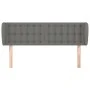 Kopfteil aus dunkelgrauem Stoff, 147 x 23 x 78/88 cm von , Kopf- und Fußteile - Ref: Foro24-3117577, Preis: 83,73 €, Rabatt: %