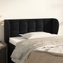 Cabecero de terciopelo negro 83x23x78/88 cm de , Cabeceros y pies de cama - Ref: Foro24-3117610, Precio: 45,29 €, Descuento: %