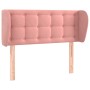Cabecero de terciopelo rosa 93x23x78/88 cm de , Cabeceros y pies de cama - Ref: Foro24-3117619, Precio: 58,78 €, Descuento: %