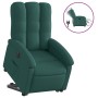 Sillón eléctrico reclinable elevable de tela verde oscuro en Sillones | Comprar online en Foru.es