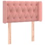 Cabecero de terciopelo rosa 83x16x78/88 cm de , Cabeceros y pies de cama - Ref: Foro24-3119139, Precio: 64,34 €, Descuento: %