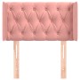 Cabecero de terciopelo rosa 83x16x78/88 cm de , Cabeceros y pies de cama - Ref: Foro24-3119139, Precio: 64,34 €, Descuento: %