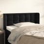 Cabecero de terciopelo negro 83x16x78/88 cm de , Cabeceros y pies de cama - Ref: Foro24-3119234, Precio: 43,78 €, Descuento: %