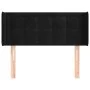 Kopfteil aus schwarzem Samt, 83 x 16 x 78/88 cm von , Kopf- und Fußteile - Ref: Foro24-3119234, Preis: 47,09 €, Rabatt: %
