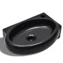 Ceramic Round Basin with Black Tap/Drain Hole by vidaXL, Sinks - Ref: Foro24-141925, Price: 67,45 €, Discount: %