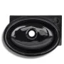 Ceramic Round Basin with Black Tap/Drain Hole by vidaXL, Sinks - Ref: Foro24-141925, Price: 67,45 €, Discount: %