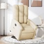 Sillón eléctrico reclinable elevable de tela color crema en Sillones | Comprar online en Foru.es