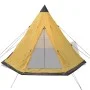 Tienda de campaña para 4 personas amarillo de vidaXL, Tiendas de campaña - Ref: Foro24-91008, Precio: 88,63 €, Descuento: %